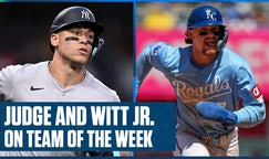 New York Yankees' Aaron Judge & Kansas City Royals’ Bobby Witt Jr. headline Ben's Team of the Week